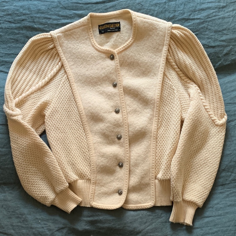 Vintage Geiger boiled wool jacket